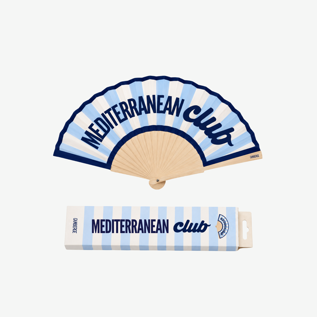 Éventail Mediterranean Club de Gamberge en édition limitée.